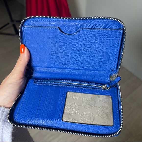 Michael Kors Royal Blue Wallet - Picture 4 of 7